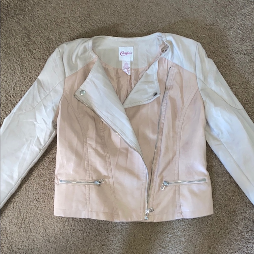 Nude Leather Jacket